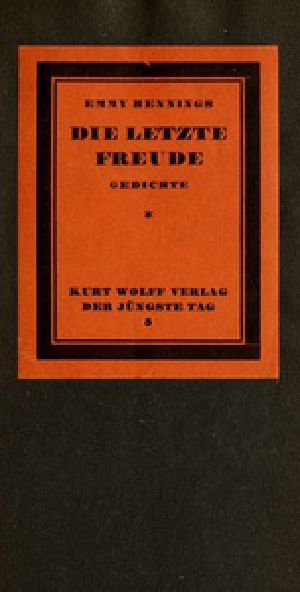 [Gutenberg 40218] • Die letzte Freude